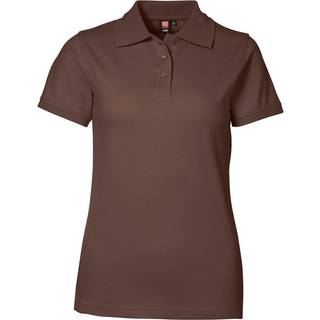 ID 0527 Poloshirt stretch dame Mocca XL
