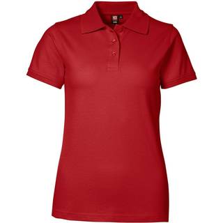 ID Feminin Stretch Polo Trøje Rød