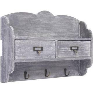 Vægmonteret Knagerække Træ - 50 x 10 x 34 cm