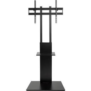 Alterzone Slim 7s TV Floor Stand with Shelf for 37"-70" TVs, Walnut