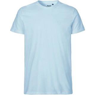 Neutral Fitted T-Shirt Light Blå