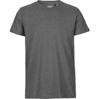 Neutral Fitted T-Shirt Mørk Grå Melange