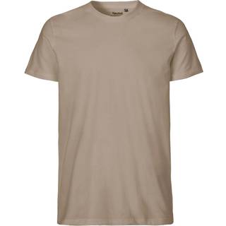 Neutral Fitted T-Shirt Sand