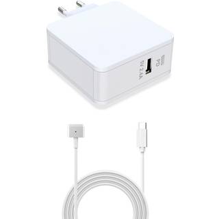 CoreParts 90W MagSafe 2 oplader med USB-C