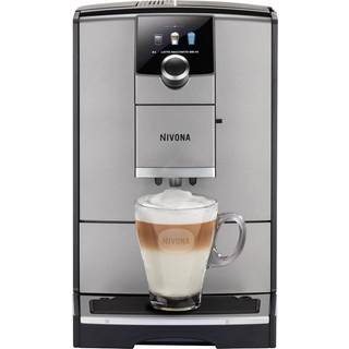 Nivona Cafe Romatica 7 Series NICR 795 - automatic coffee machine with milk frother - 15 bar - titanium/chrome