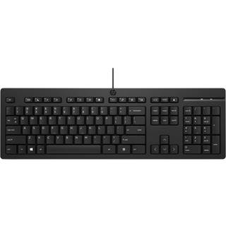 HP 125 - Tastatur - Engelsk - Sort