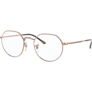 Ray - Ban Unisex RX6465 JACK 2943 Optiske stel Metal Bronze Transparent Geometrisk Normal