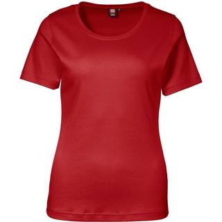 ID Interlock Dame T-shirt - Rød - S