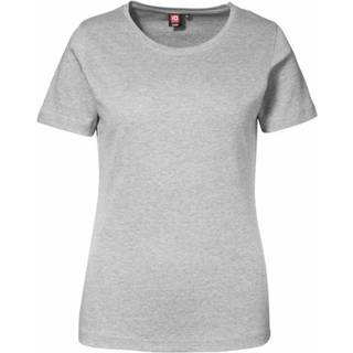 Id identity T-shirt dame grå melange m