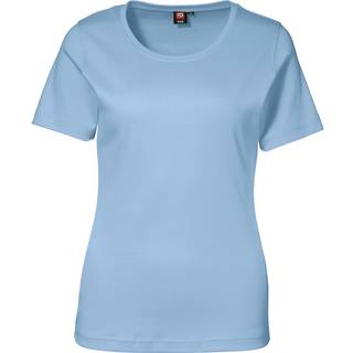 ID Interlock T-Shirt Dame Dame Lys Blå