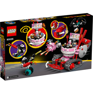 Lego Monkie Kid Pigsys Noodle Tank 80026 Building Kit; Cool leget?jsplayet -id? til kreative b?rn (662 stykker)