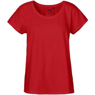 Neutral Dame Loose Fit T-Shirt Rød
