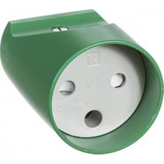 hunstik 250V rund grøn u/ jord