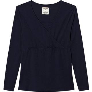 Mom2moM Glow Ventetop Navyblå L    L  kvinde