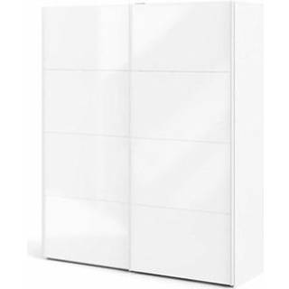 Look skab 182 cm - Hvid højglans