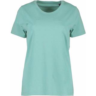 ID 0553 T-shirt økologisk dame Støvet Aqua 3XL