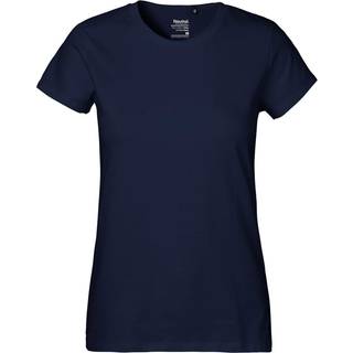 Neutral Dame Klassisk T-Shirt Navy