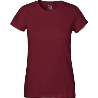 Neutral Dame Klassisk T-Shirt Bordeaux