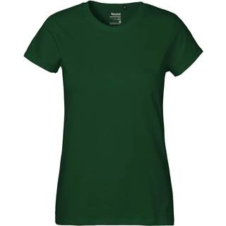 Neutral Dame Klassisk T-Shirt Flaskegrøn