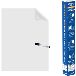 Legamaster Whiteboard Magic Chart 60x80cm blankt hvid