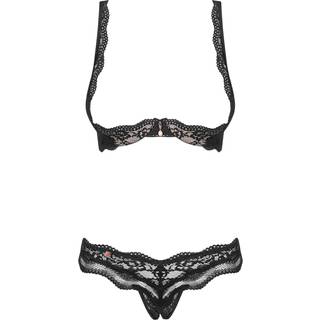 Obsessive Luvae Cupless Set Black S/M