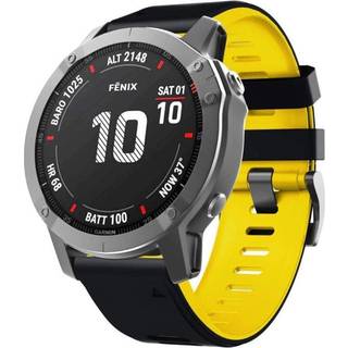 Twin Sport Armbånd Garmin Fenix 6 - Sort/gul