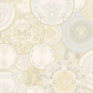 Versace Wallpaper Decorative Plates 34901-2