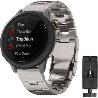 Armbånd titanium Garmin Forerunner 745 - Sølv
