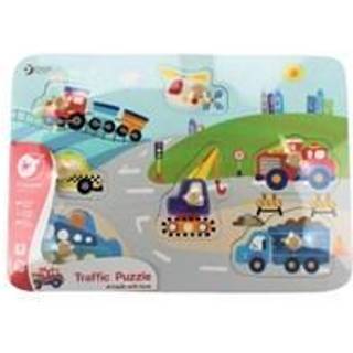 Classic World Trafik Træ Puslespil (18+ mdr)