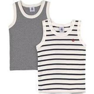 Petit Bateau 2-pak Tanktop Hvid 3 Y    3 år  mand