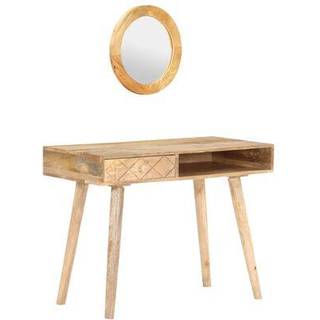 kosmetikbord 100x50x76 cm massivt mangotræ