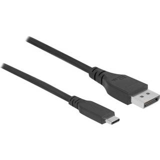 Delock USB-C til Displayport kabel - 8K/60Hz - Sort - 1.50 m