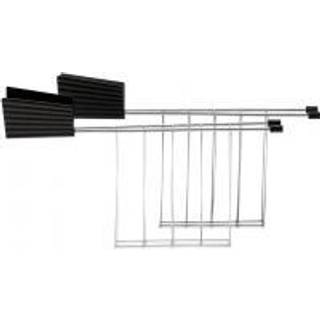 Alessi Kitchen And Tools - 'Plissé' toaster racks, grey in grey steel and thermoplastic resin