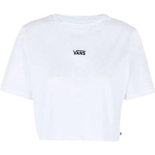 Flying V Crop Crew Sport W White (S)