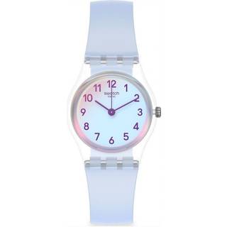 Swatch Casual Blue Quartz Blue Dial Silicone Strap Ladies Watch LK396