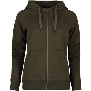 ID 0639 CORE hoodie zip dame Oliven 2XL