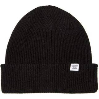 Norse Projects Merino Lambswool Beanie Black