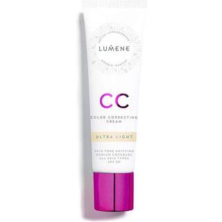 Lumene CC Color Correcting Cream CC creme til ensartet hudtone SPF 20 Skygge 00 Ultra Light 30 ml - 30 ml