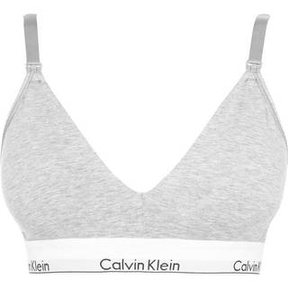 Calvin Klein Modern Cotton Maternity Bra - Grey - Large