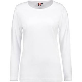 ID 0509 Interlock T-shirt l/æ dame Hvid M