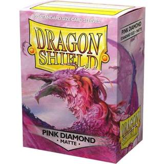 Dragon Shield Pink Diamond - Matte Sleeves - Standard Size 100ct
