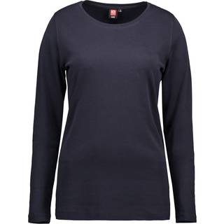 ID Interlock Dame Langærmet t-shirt - Navy - L