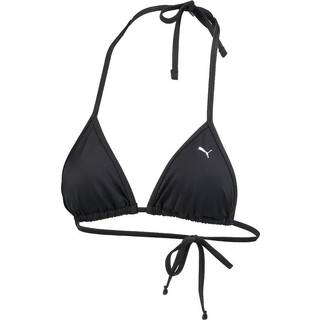 Women&#39;s Puma Swim&#39;s Triangle Bikini Top, Black, Size M, Clothing - Black - M