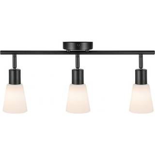 Nordlux Cole mesh spotlampe *U E14 3-skinne sort/opal 2112910003