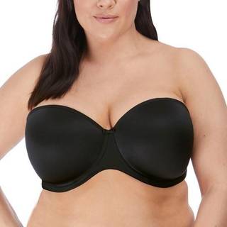 Elomi Smooth Moulded Strapless Bra - Black - F 85 * Kampagne *