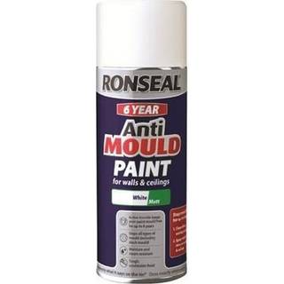 Ronseal 37481 6-års mod skimmelsvamp aerosol hvid mat 400 ml
