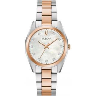 Bulova 98P207 Surveyor Diamant Damenuhr 31mm 3ATM