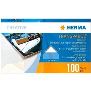 HERMA Transparol Photo Corners XXL  100 pcs               1302