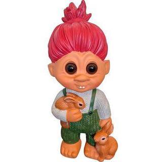 Lykketrold Lillebror af Grandam Familien julefigur rød 60 cm