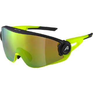 Alpina 5W1NG Q+CM A8654532 144 Solbriller Mænd - Matte Neon Yellow - 144mm